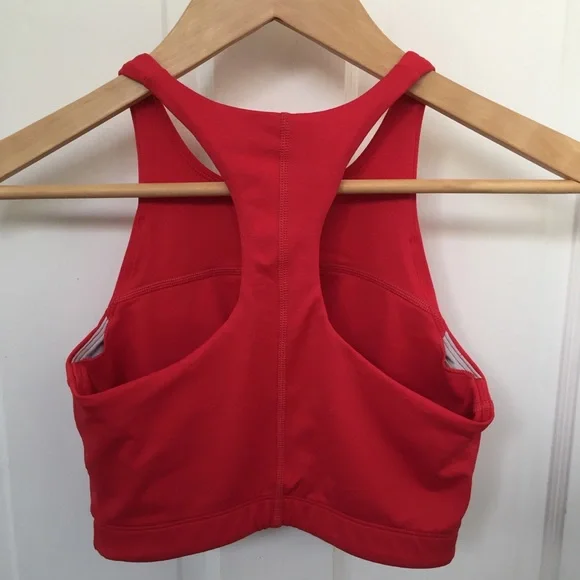 Outdoor Voices Techsweat Crop Top Sports Bra in Red - Size XS - Picture 3 of 5
